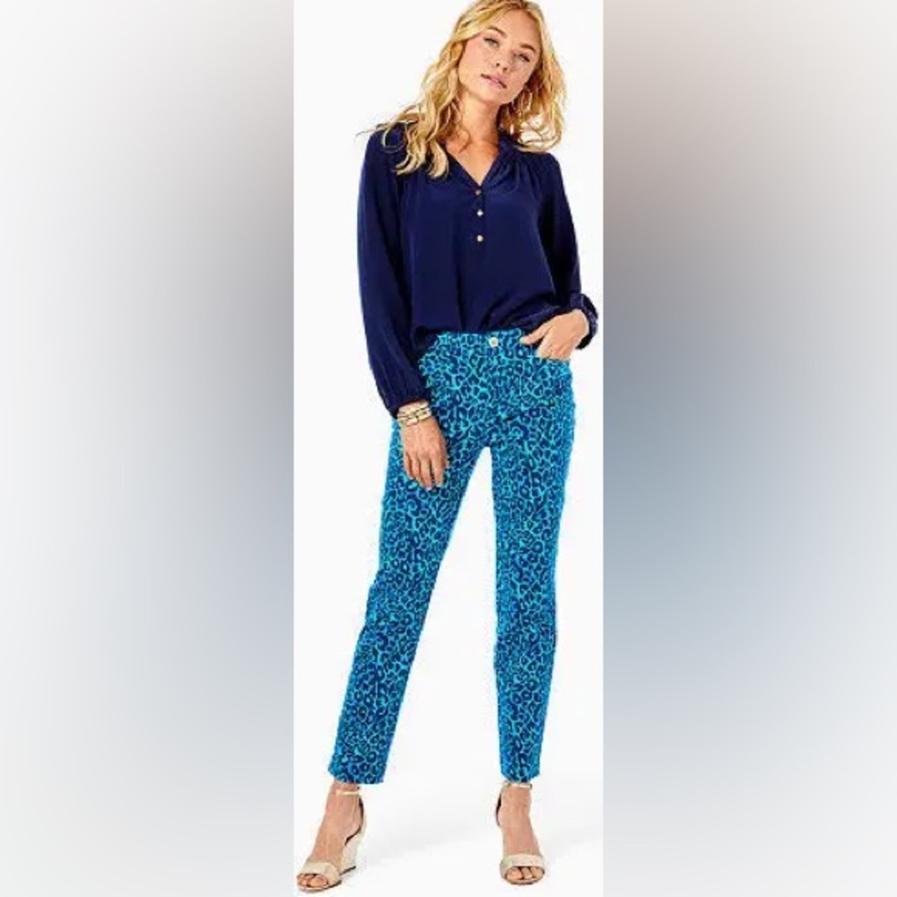 NWT Lilly Pulitzer Kelly Stretch Pants 2
